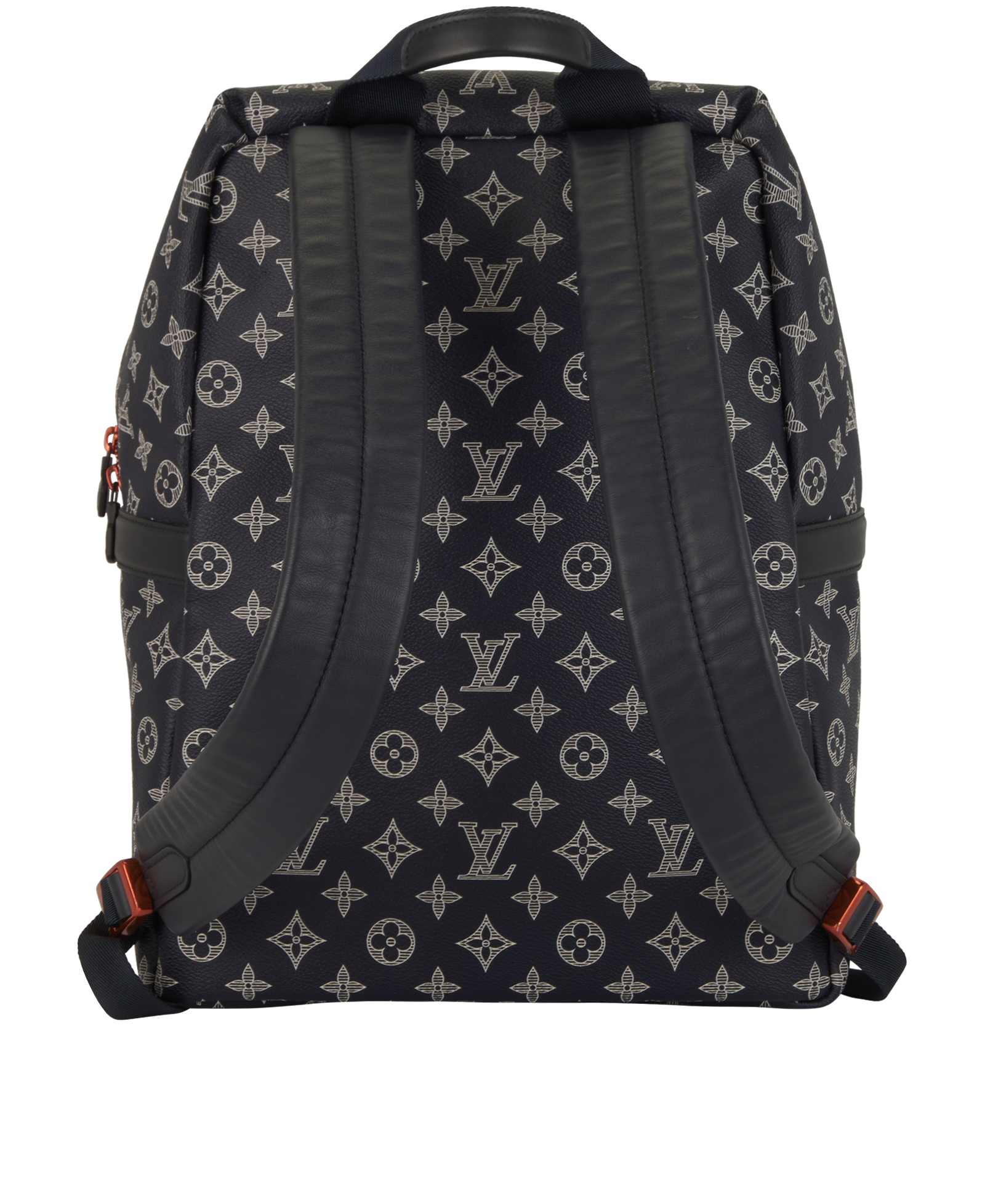 Apollo Upside Down Ink Backpack, &pound;1,700, Handbags, Blue, Canvas, Back view